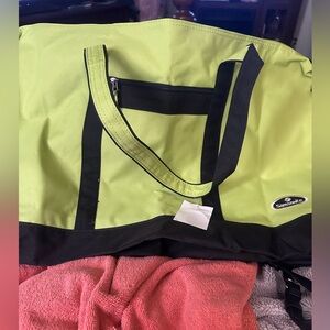 Samsonite Lime Green and Black Travel Bag